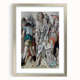 Christ and the Sinner – Expressionist Artwork by Max Beckmann