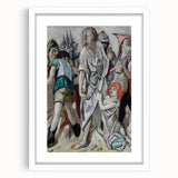Christ and the Sinner – Expressionist Artwork by Max Beckmann