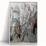 Christ and the Sinner – Expressionist Artwork by Max Beckmann