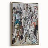 Christ and the Sinner – Expressionist Artwork by Max Beckmann