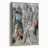 Christ and the Sinner – Expressionist Artwork by Max Beckmann