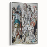 Christ and the Sinner – Expressionist Artwork by Max Beckmann