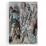 Christ and the Sinner – Expressionist Artwork by Max Beckmann