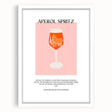 Abstract art print featuring multicolored geometric shapes on a white framed poster.