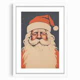 Retro Santa Claus – Vintage Christmas Canvas Art