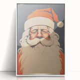Retro Santa Claus – Vintage Christmas Canvas Art