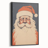 Retro Santa Claus – Vintage Christmas Canvas Art