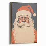 Retro Santa Claus – Vintage Christmas Canvas Art