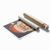 Retro Santa Claus – Vintage Christmas Canvas Art