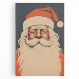 Retro Santa Claus – Vintage Christmas Canvas Art