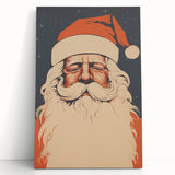 Retro Santa Claus – Vintage Christmas Canvas Art
