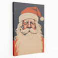 Retro Santa Claus – Vintage Christmas Canvas Art
