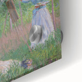 Claude Monet's Blanche Hoschedé - Impressionist Art of Outdoor Painting