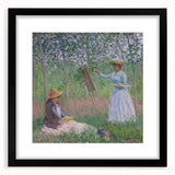 Claude Monet's Blanche Hoschedé - Impressionist Art of Outdoor Painting