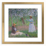 Claude Monet's Blanche Hoschedé - Impressionist Art of Outdoor Painting