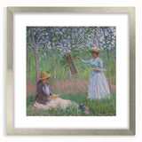 Claude Monet's Blanche Hoschedé - Impressionist Art of Outdoor Painting