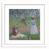 Claude Monet's Blanche Hoschedé - Impressionist Art of Outdoor Painting