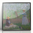 Claude Monet's Blanche Hoschedé - Impressionist Art of Outdoor Painting