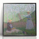 Claude Monet's Blanche Hoschedé - Impressionist Art of Outdoor Painting
