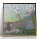 Claude Monet's Blanche Hoschedé - Impressionist Art of Outdoor Painting
