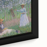 Claude Monet's Blanche Hoschedé - Impressionist Art of Outdoor Painting