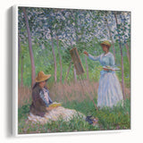 Claude Monet's Blanche Hoschedé - Impressionist Art of Outdoor Painting