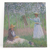 Claude Monet's Blanche Hoschedé - Impressionist Art of Outdoor Painting