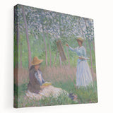 Claude Monet's Blanche Hoschedé - Impressionist Art of Outdoor Painting