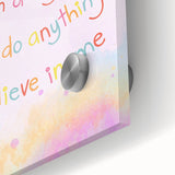 Playroom Wall Art – Inspirational Affirmation Print for Kids