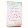Playroom Wall Art – Inspirational Affirmation Print for Kids