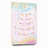 Playroom Wall Art – Inspirational Affirmation Print for Kids