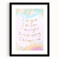 Playroom Wall Art – Inspirational Affirmation Print for Kids