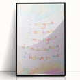 Playroom Wall Art – Inspirational Affirmation Print for Kids