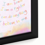 Playroom Wall Art – Inspirational Affirmation Print for Kids