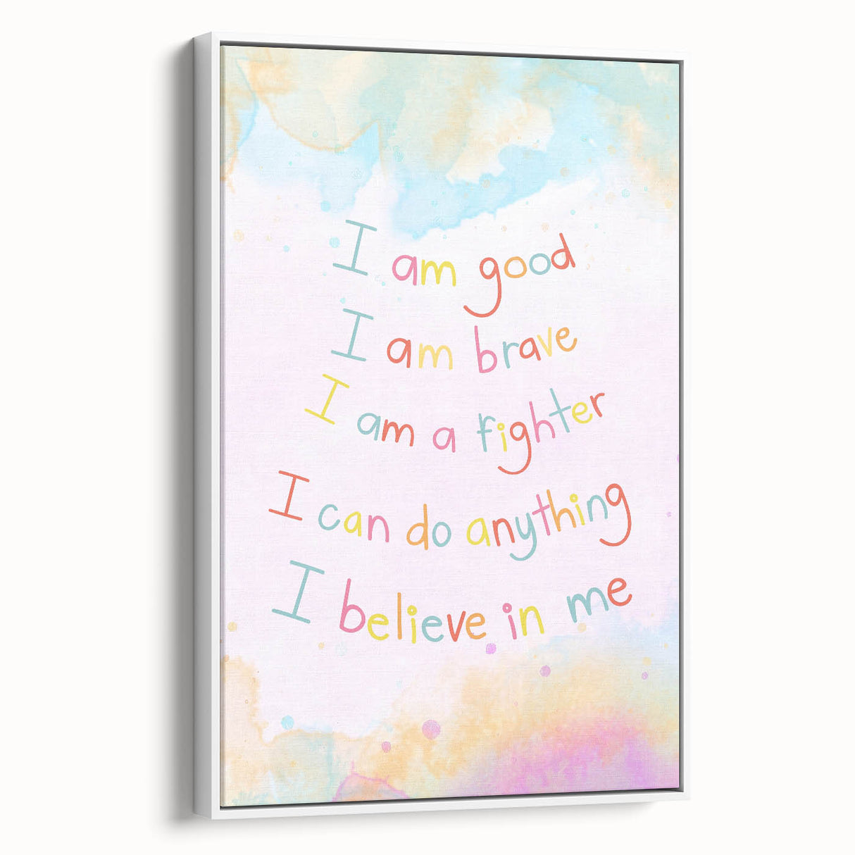Playroom Wall Art – Inspirational Affirmation Print for Kids