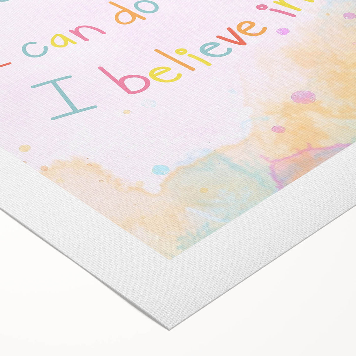 Playroom Wall Art – Inspirational Affirmation Print for Kids