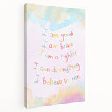Playroom Wall Art – Inspirational Affirmation Print for Kids