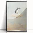 Acrylic Art for Kids - Dreamy Penguin on Cloud Wall Print