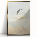Acrylic Art for Kids - Dreamy Penguin on Cloud Wall Print