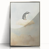 Acrylic Art for Kids - Dreamy Penguin on Cloud Wall Print