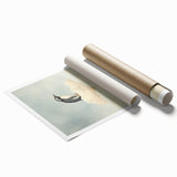 Acrylic Art for Kids - Dreamy Penguin on Cloud Wall Print