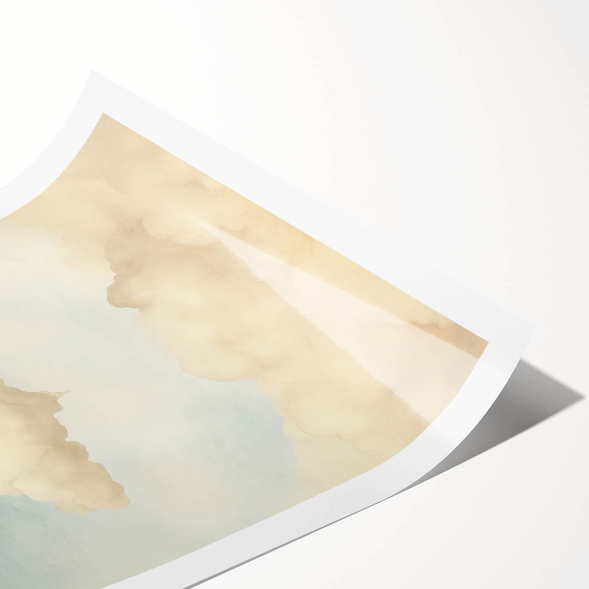 Acrylic Art for Kids - Dreamy Penguin on Cloud Wall Print