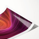 Stunning landscape print showcasing vibrant canyons in rich earthy tones, rolled securely in a protective tube, perfect for home decor enthusiasts and art lovers.