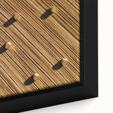 Close-up of a framed canvas showcasing a vibrant landscape design with lush green fields and a serene sky, perfect for enhancing home decor and adding a touch of nature.