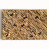 Stretched canvas artwork showcasing a vibrant landscape of rolling fields under a clear blue sky, adding a serene touch to any home decor.