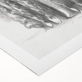 Rolled canvas artwork showcasing a vibrant landscape design with rich colors, neatly packaged in a durable cardboard tube for secure shipping and display.