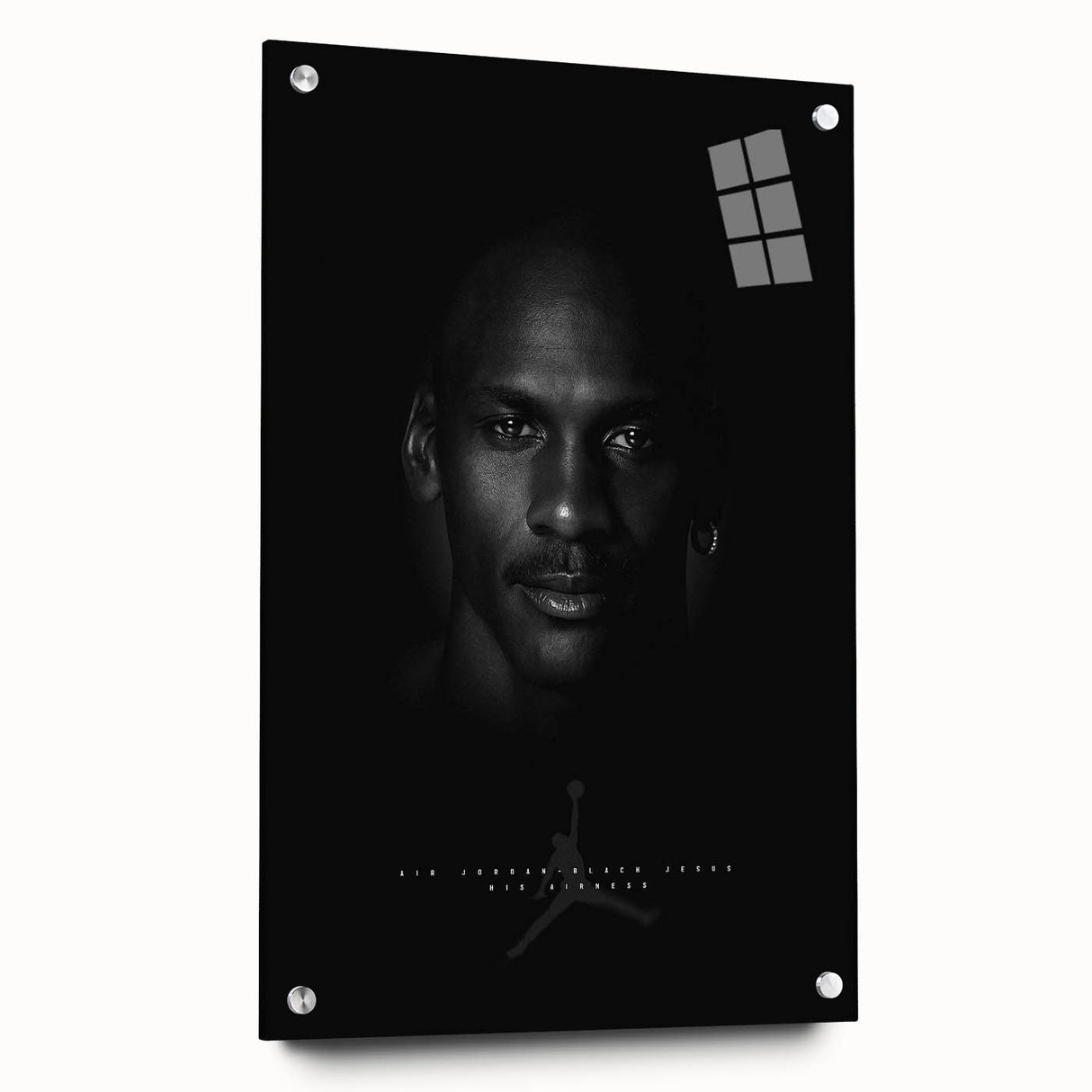 Modern Monochrome Pop Art Wall Art – Bold Black and White Canvas