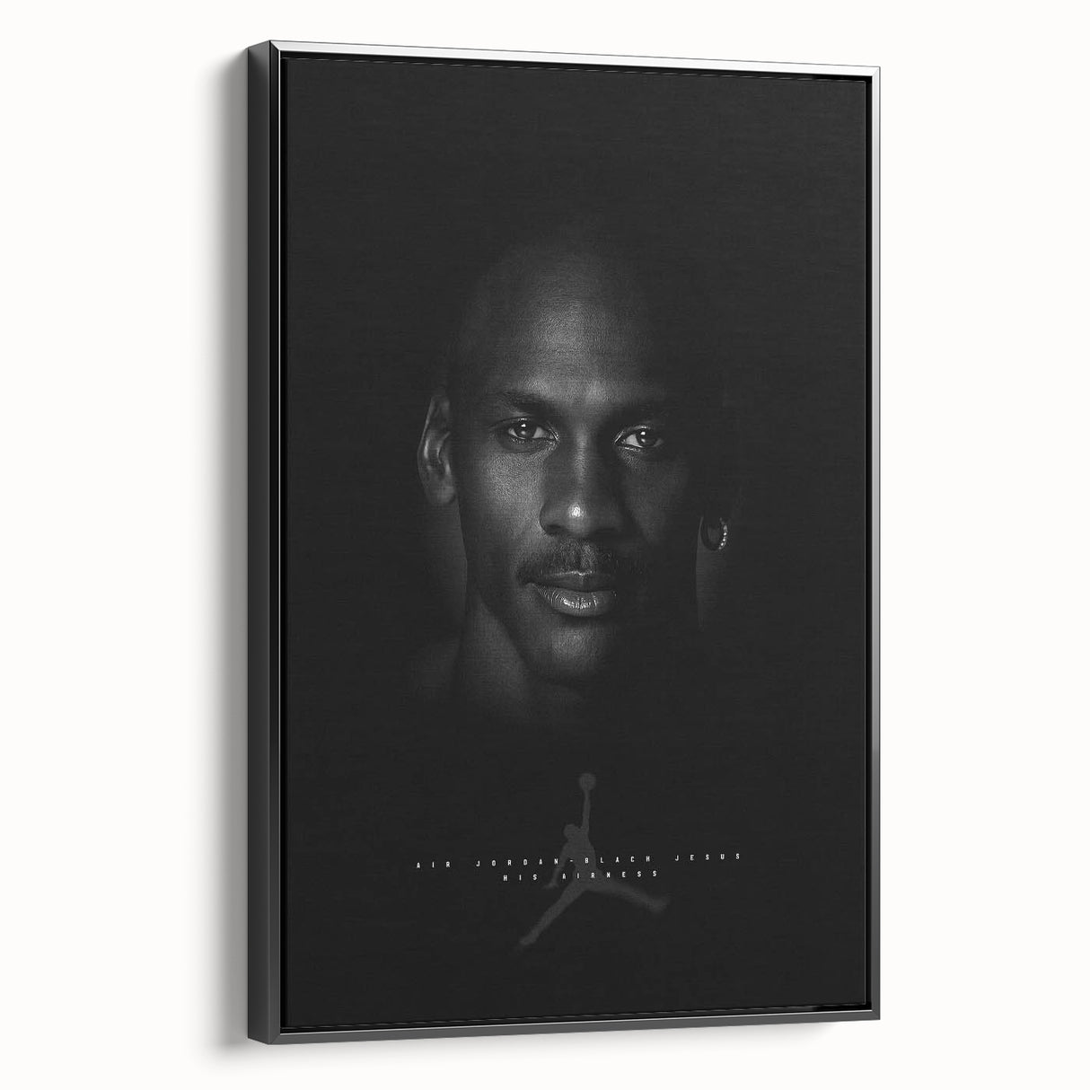 Modern Monochrome Pop Art Wall Art – Bold Black and White Canvas