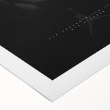 Modern Monochrome Pop Art Wall Art – Bold Black and White Canvas