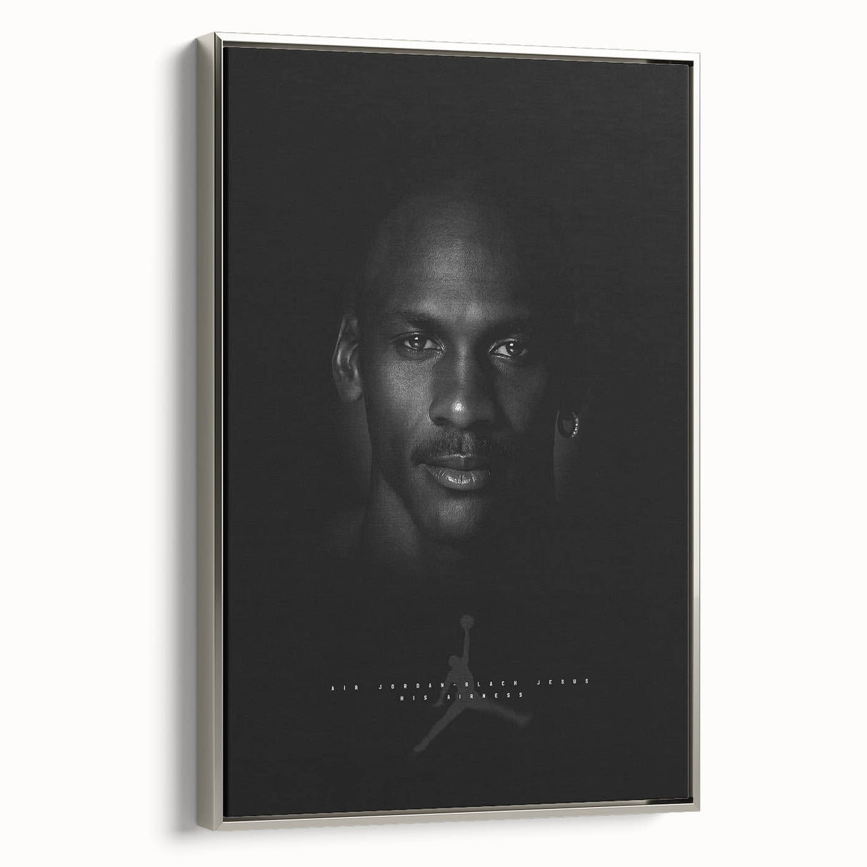 Modern Monochrome Pop Art Wall Art – Bold Black and White Canvas